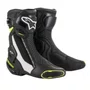 Bota Alpinestars Smx Plus V2 Preto Branco Amarelo Fluo