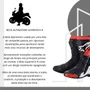 Bota Alpinestars Supertech R Preta Branca Vermelha