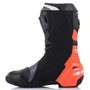 Bota Alpinestars Supertech R Preta Vermelha Fluo Branca Cinza
