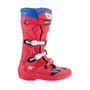 Bota Off Road Alpinestars Tech 5 Vermelha Brilho Azul Alpine