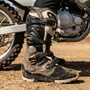Bota Alpinestars Tech 7 Enduro Preta Cinza Dourada Impermeável