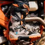 Bota Alpinestars Tech 7 Enduro Preta Cinza Laranja Fluo