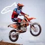 Bota Alpinestars Tech 7 Enduro Preta Cinza Laranja Fluo