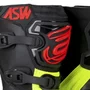 Bota Off Road ASW Image Enduro Amarela Fluo Vermelha
