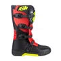 Bota Off Road ASW Image Enduro Preta Vermelha Amarela Fluo
