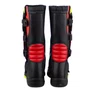 Bota Off Road ASW Image Enduro Preta Vermelha Amarela Fluo