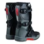 Bota Motocross Infatil Asw Image Kids Preto Cinza Vermelho