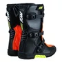 Bota Asw Image Kids Preto Laranja Amarelo Fluo