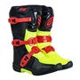 Bota Asw Kids Preto Amarelo Fluo Vermelho