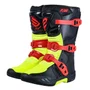 Bota Asw Image Kids Preto Amarelo Fluo Vermelho