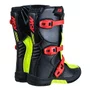 Bota Asw Image Kids Preto Amarelo Fluo Vermelho