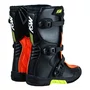 Bota Asw Kids Preta Laranja Amarela Fluo