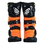 Bota Asw Kids Preta Laranja Amarela Fluo