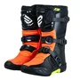 Bota Asw Kids Preta Laranja Amarela Fluo