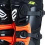 Bota Asw Kids Preta Laranja Amarela Fluo