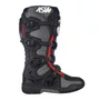 Bota Motocross Asw Elevate Preta Cinza Vermelho