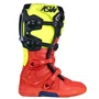 Bota Motocross Asw Elevate Vermelha Preta Amarela Fluo