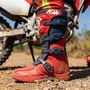 Bota Motocross ASW Image Enduro Vermelho Marinho Branco