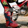 Bota Motocross ASW Image Enduro Vermelho Marinho Branco