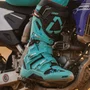 Bota Motocross Leatt 5.5 Flexlock Azul Turquesa