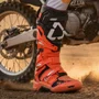 Bota Motocross Leatt 5.5 Flexlock Laranja Preta
