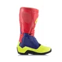 Bota Off Road Alpinestars Tech 3 Vermelha Azul Escura Amarela Fluor