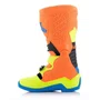 Bota Off Road Alpinestars Tech 5 Laranja Fluo Azul Amarela Fluo