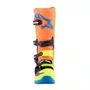 Bota Off Road Alpinestars Tech 5 Laranja Fluo Azul Amarela Fluo