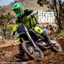Bota Off Road Asw Elevate Enduro Preta Verde Oliva