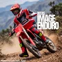 Bota Off Road ASW Image Enduro Preta Vermelha Amarela Fluo