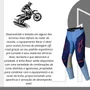 Calça Alpinestars Racer Ocuri 25 Azul Preto Laranja Fluo