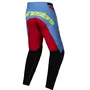 Calça Alpinestars Racer Ocuri 25 Azul Vermelho e Amarelo Fluo