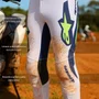 Calça Alpinestars Supertech Vista Cinza Amarelo Fluo
