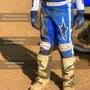 Calça Alpinestars Youth Fluid Portl Azul Branco UCLA