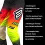 Calça Asw Concept Future Vermelho Preto Amarelo Fluo