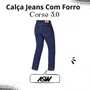 Calça Jeans Kevlar Asw Corse 3.0 Com Proteção Azul Escura
