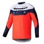 Camisa Alpinestars Pro Dura Azul Laranja Hot Branco Original
