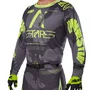 Camisa Alpinestars Racer Hollow Camo Dark Amarelo Fluo Premium