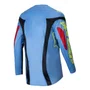 Camisa Alpinestars Racer Ocuri 25 Azul Vermelho Amarelo Fluo