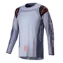 Camisa Alpinestars Racer Ocuri 25 Cinza Preto Laranja Fluo
