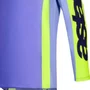 Camisa Alpinestars Racer Portl Roxo Amarelo Fluo