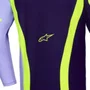 Camisa Alpinestars Racer Portl Roxo Amarelo Fluo