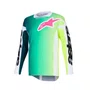 Camisa Alpinestars Racer Portl Verde Branco Preto