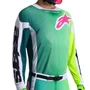 Camisa Alpinestars Racer Portl Verde Branco Preto
