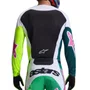 Camisa Alpinestars Racer Portl Verde Branco Preto