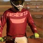 Camisa Alpinestars Racer Riway Vermelho Escuro Coral