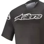 Camisa Alpinestars Racer V2 Manga Curta Preta Branca