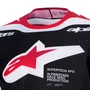 Camisa Alpinestars Supertech AFD Vista Preto Vermelho Branco