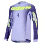 Camisa Alpinestars Supertech Scenz Roxo Amarelo Fluo