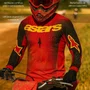 Camisa Alpinestars Supertech Scenz Vermelho Preto Amarelo